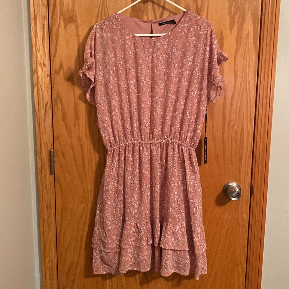 Doe & Rae Pink Dress with Flowers